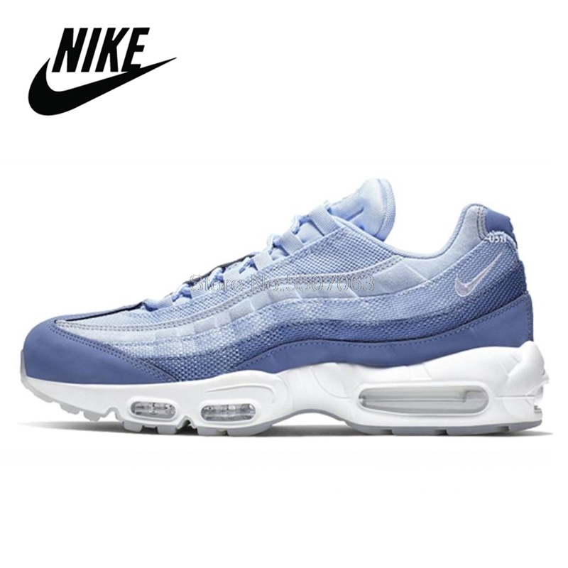 Air Max 95-Zapatillas de correr para hombre, calzado deportivo cómodo para correr al aire libre, color blanco plata