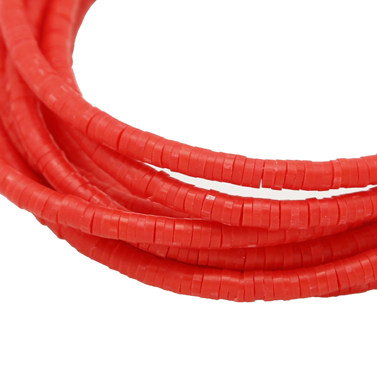 4 6mm 350Pcs/Lot Flat Round Polymer Resin Clay Beads Chip Disk Loose Spacer Handmade Beads For DIY Jewelry Making Bracelets