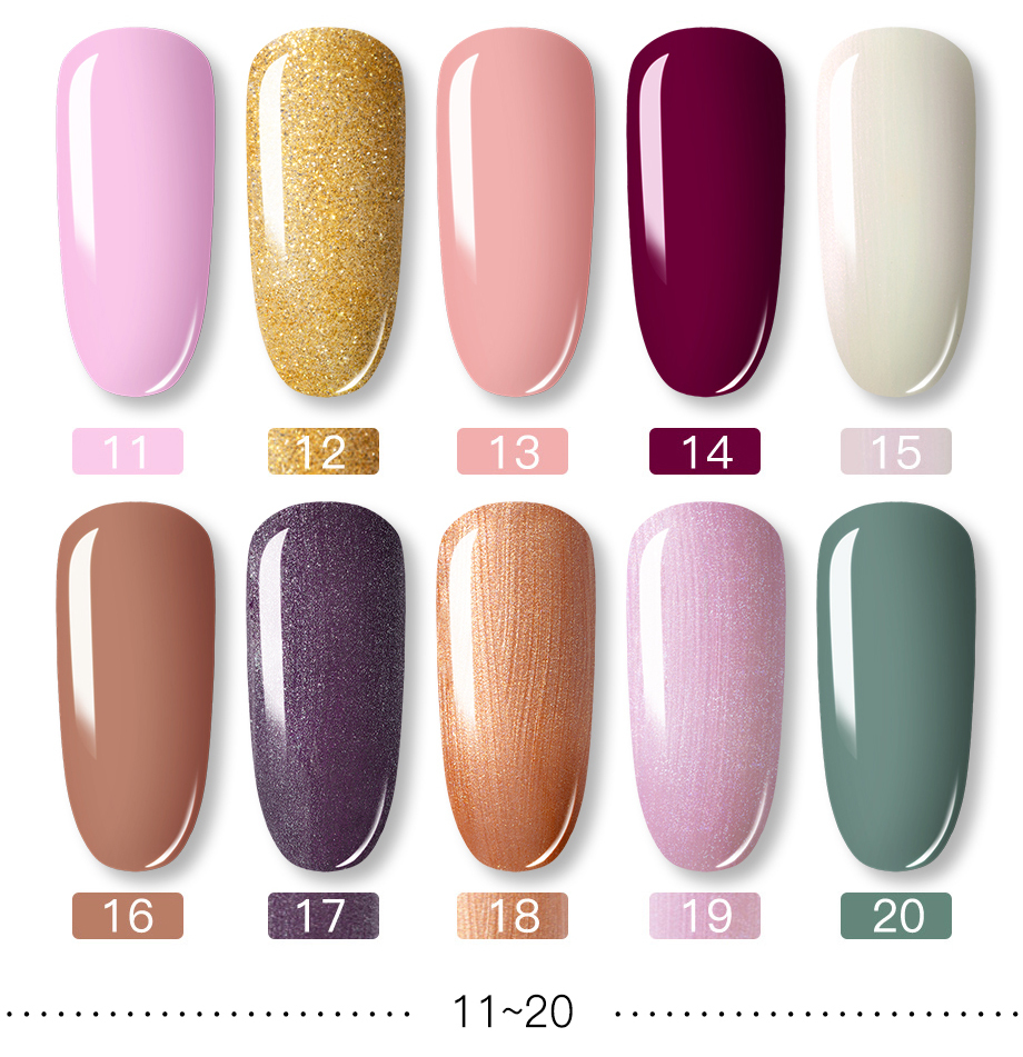 ROSALIND Gel Polish Set Manicure for Nails Semi Permanent Vernis top coat UV LED Gel Varnish Soak Off Nail Art Gel Nail Polish