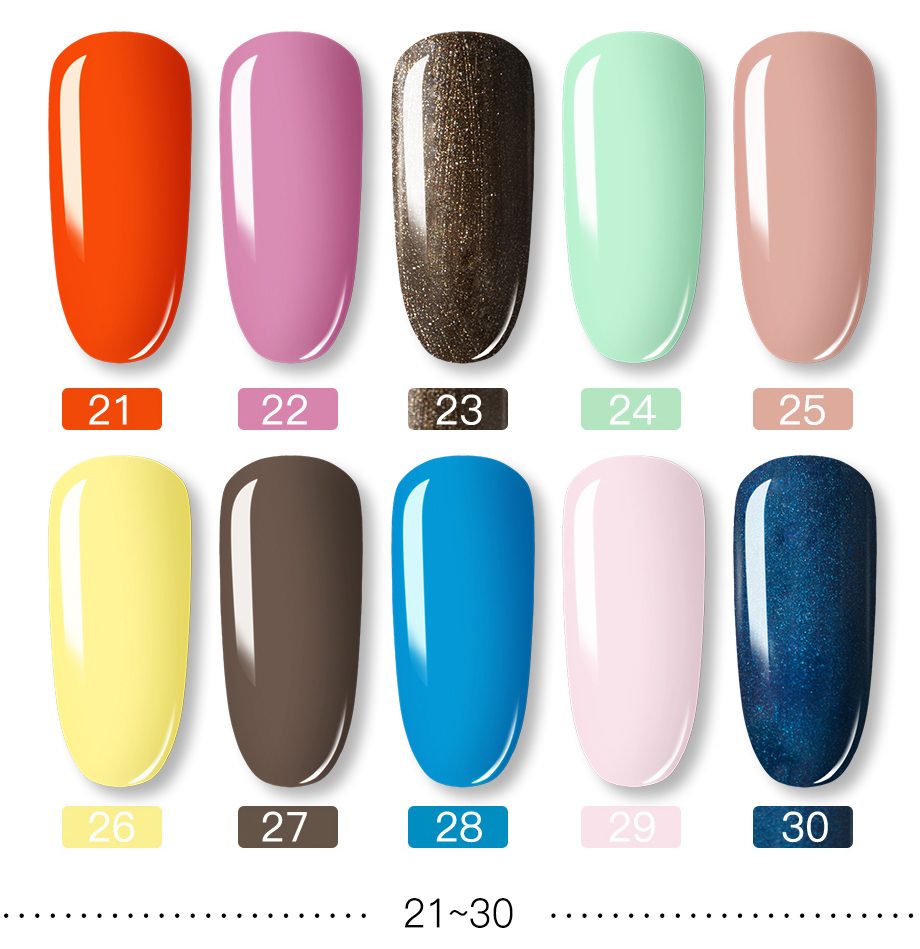 ROSALIND Gel Polish Set Manicure for Nails Semi Permanent Vernis top coat UV LED Gel Varnish Soak Off Nail Art Gel Nail Polish