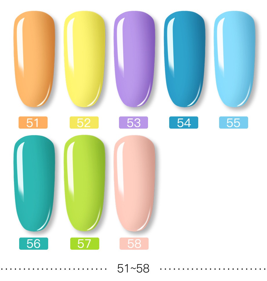 ROSALIND Gel Polish Set Manicure for Nails Semi Permanent Vernis top coat UV LED Gel Varnish Soak Off Nail Art Gel Nail Polish