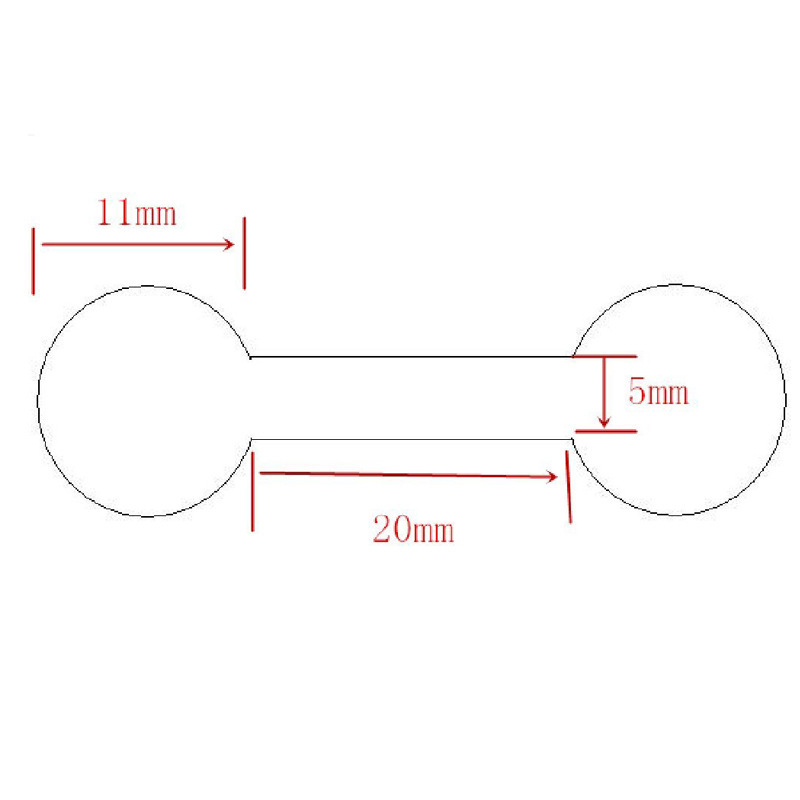 500pcs Round White Jewellery Labels Self Adhesive Price Dumbell Tags Necklace Ring Labels Paper Jewelry Accessories