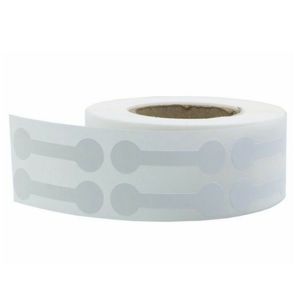 500pcs Round White Jewellery Labels Self Adhesive Price Dumbell Tags Necklace Ring Labels Paper Jewelry Accessories