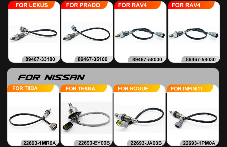Wholesale Price Car Auto Sensor Oxygen For Japanese Toyota Mitsubishi Honda Hyundai Mazda Nissan O2 lambda Oxygen Sensor