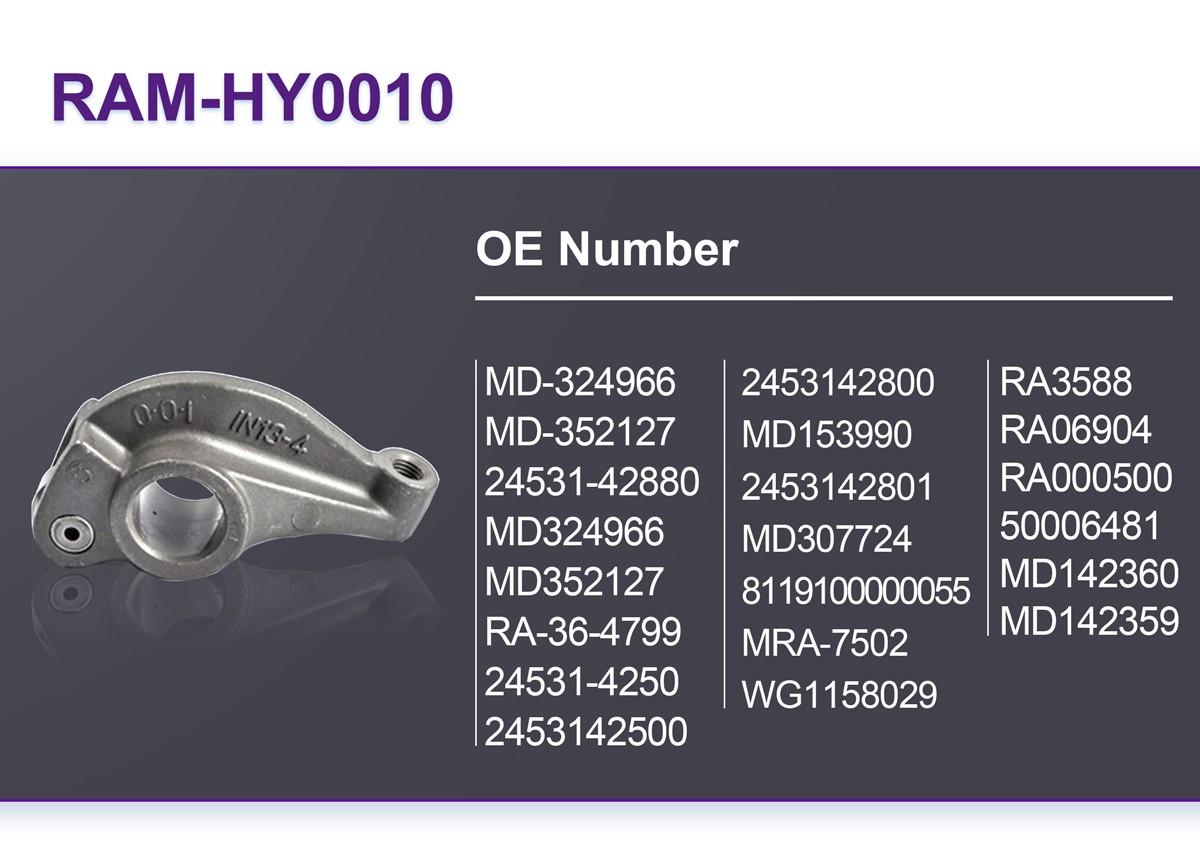 OEM NO 12841-60C00 12841-73001 ST90/ST100/ST410 for SUZUKI CARRY/SJ410/SIERRA rocker arm