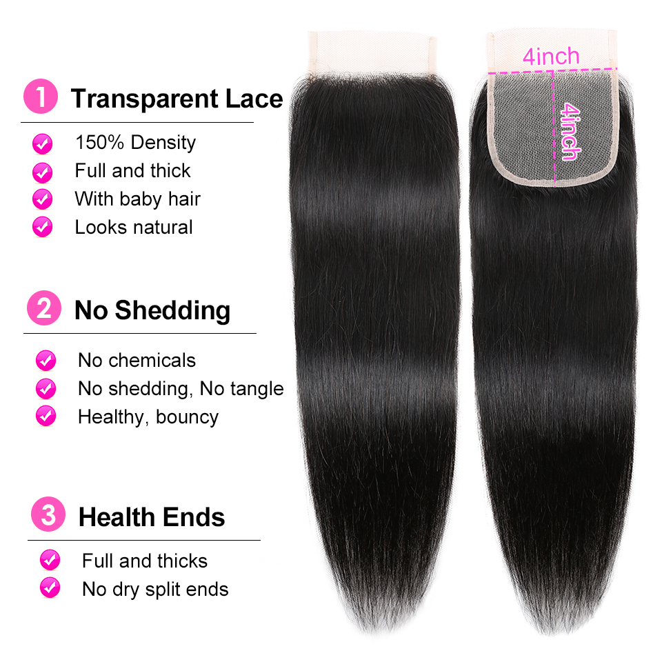 Cheap Hd Swiss Lace Closure 4x4 ,Hd Brazilian Hair Closure,Brazilian Human Hair Weave Bundles With Closure
