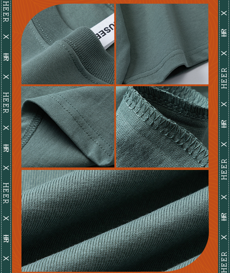 High Quality 100% Cotton Blank Men's T-shirts Heavyweight Oversized Tshirt Printing Custom T Shirt
