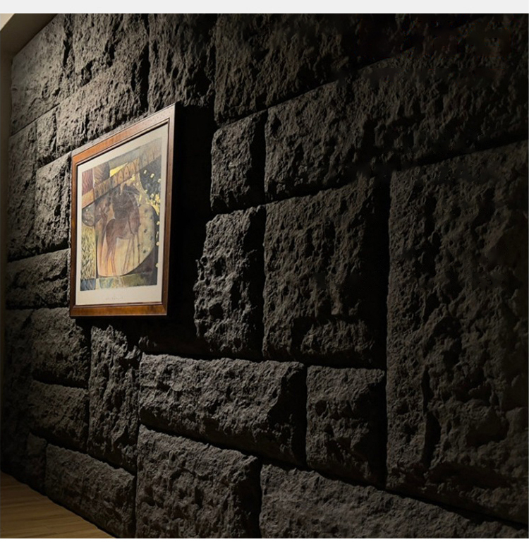 3d Texture Stone For Exterior Artistic Pu Stone Cladding Faux Stone Wall Panel In The Usa