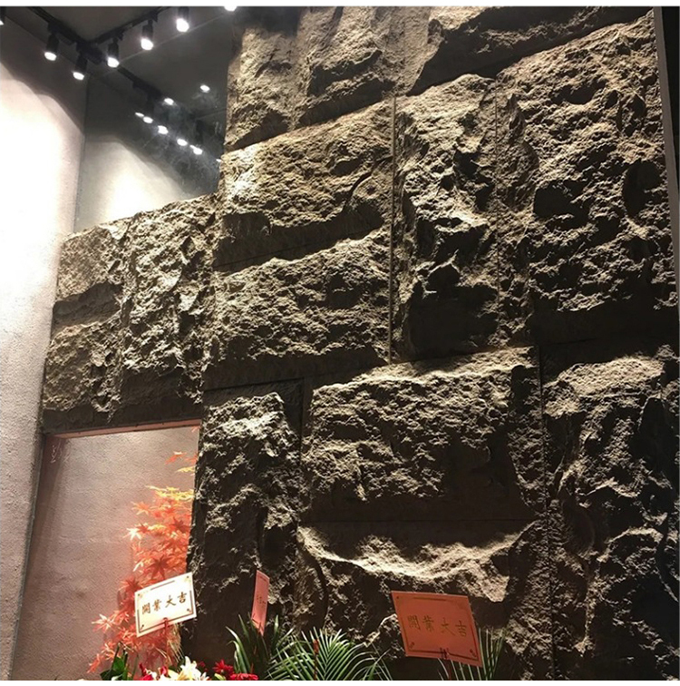 3d Texture Stone For Exterior Artistic Pu Stone Cladding Faux Stone Wall Panel In The Usa