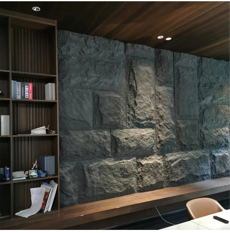 3d Texture Stone For Exterior Artistic Pu Stone Cladding Faux Stone Wall Panel In The Usa