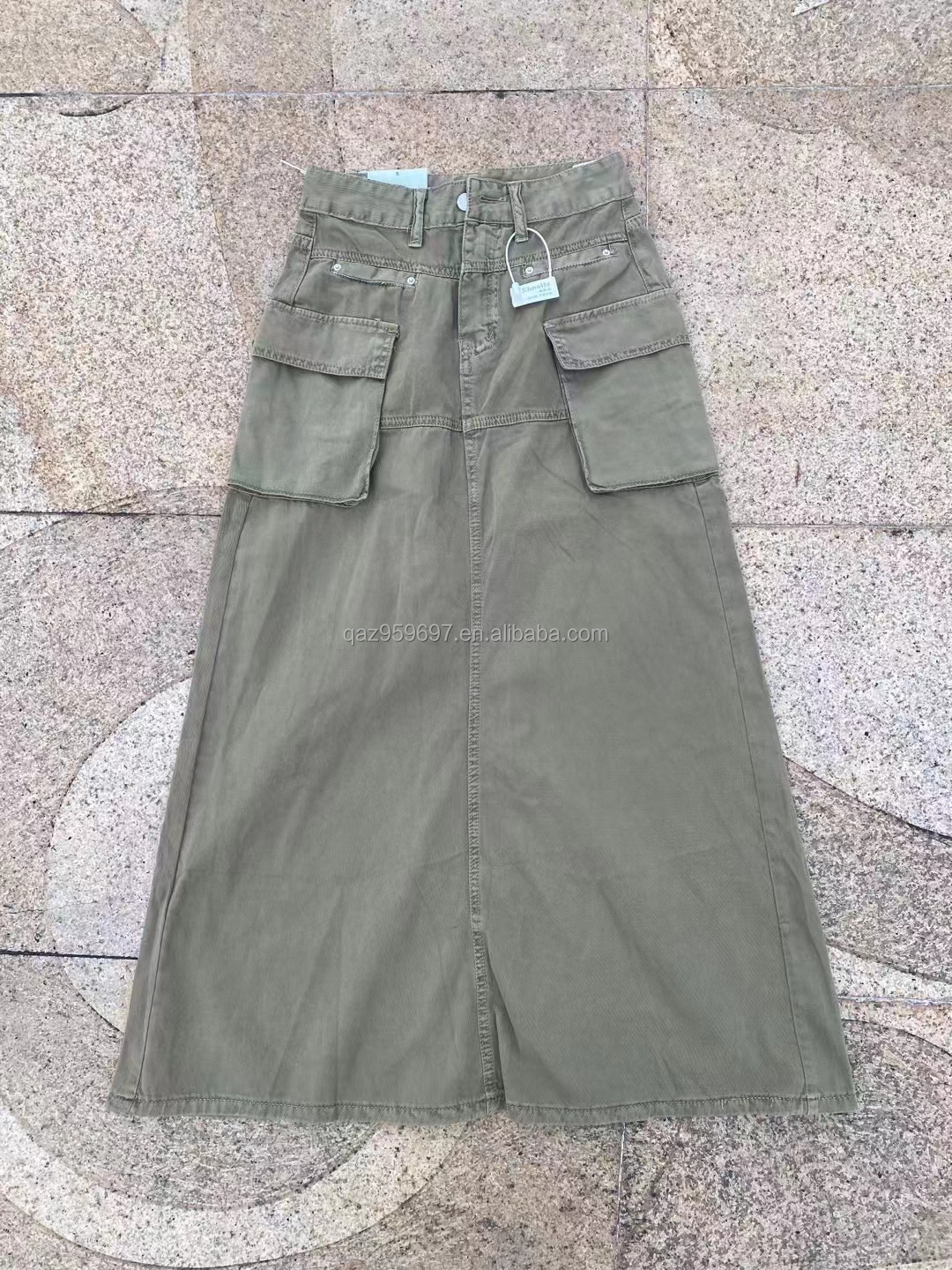 Summer New Women's Long denim Skirt Vintage High Waist Jeans Skirt Women's Straight Tube Large A-line Pencil Skirt