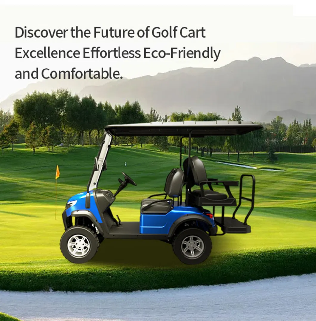 Electric Hunting Golf Buggy with 2+2 Seats and Great Price