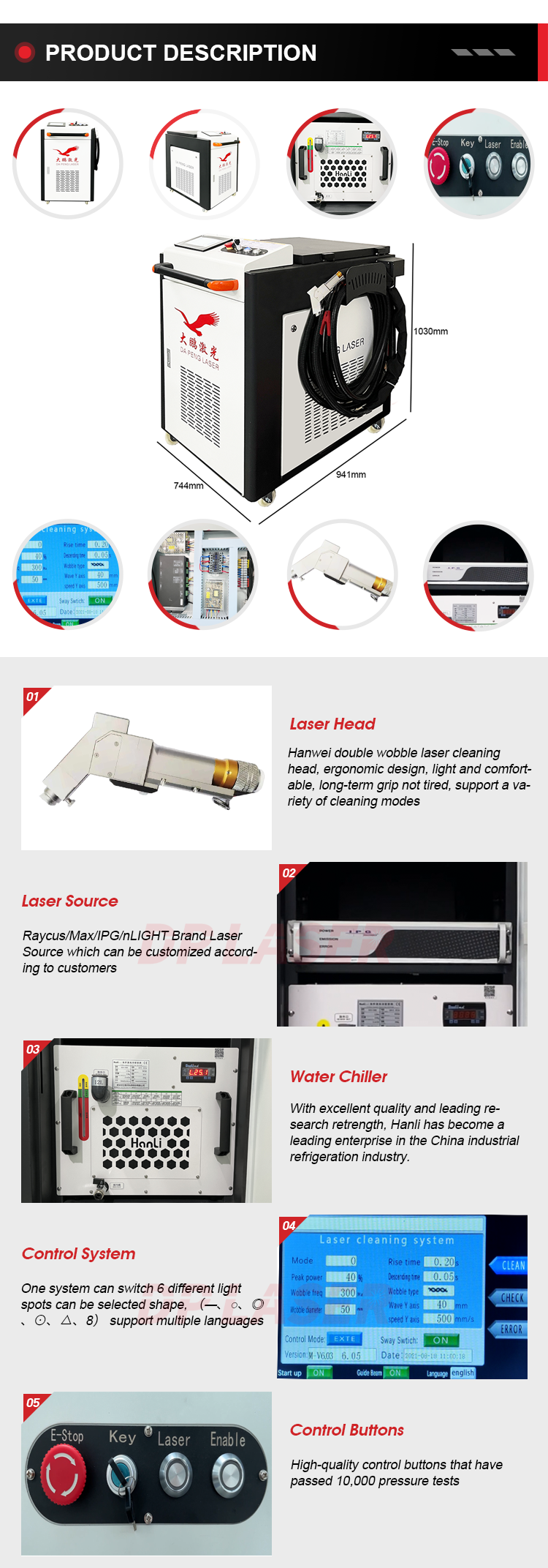 New Products Cleaning Weld 1000W 2000W Fiber Cutting Laser Welding Machine Portable Welder Laser