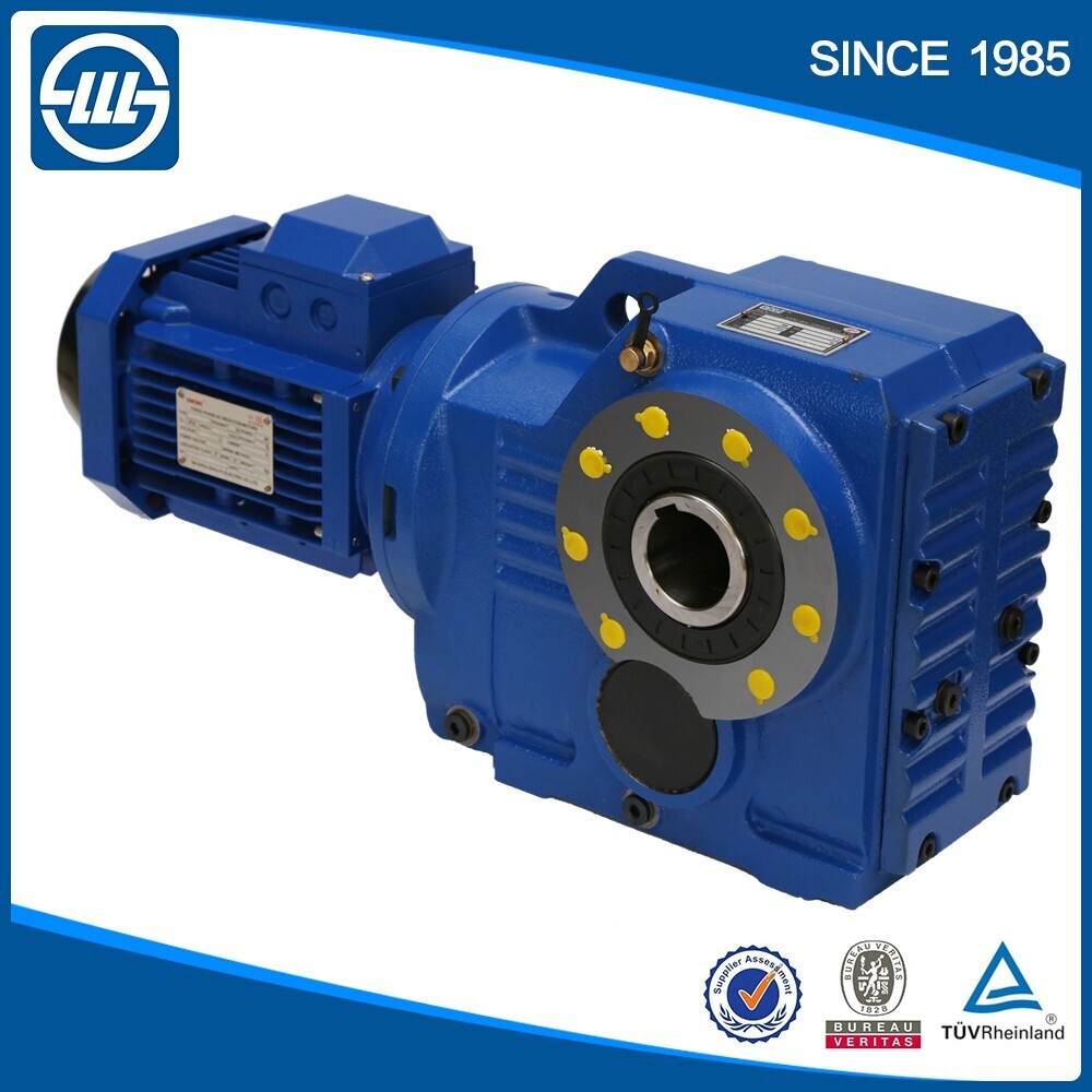 K Series Aluminium Industrial K Series 1:50 Ratio Speed Reducer Gearbox Bevel Helical Gear Box