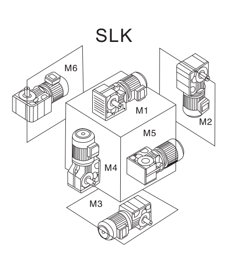K Series Aluminium Industrial K Series 1:50 Ratio Speed Reducer Gearbox Bevel Helical Gear Box