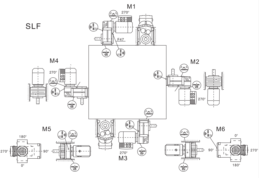 F Series New Design Hollow Shaft Helical Gearbox Small Reduction Gearbox Transmission Gearbox Wind up Gears