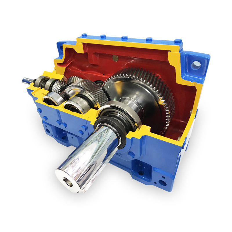 High Quality Blue Heavy Duty Industrial Gearbox Speed Reducer HB Helical Gearbox