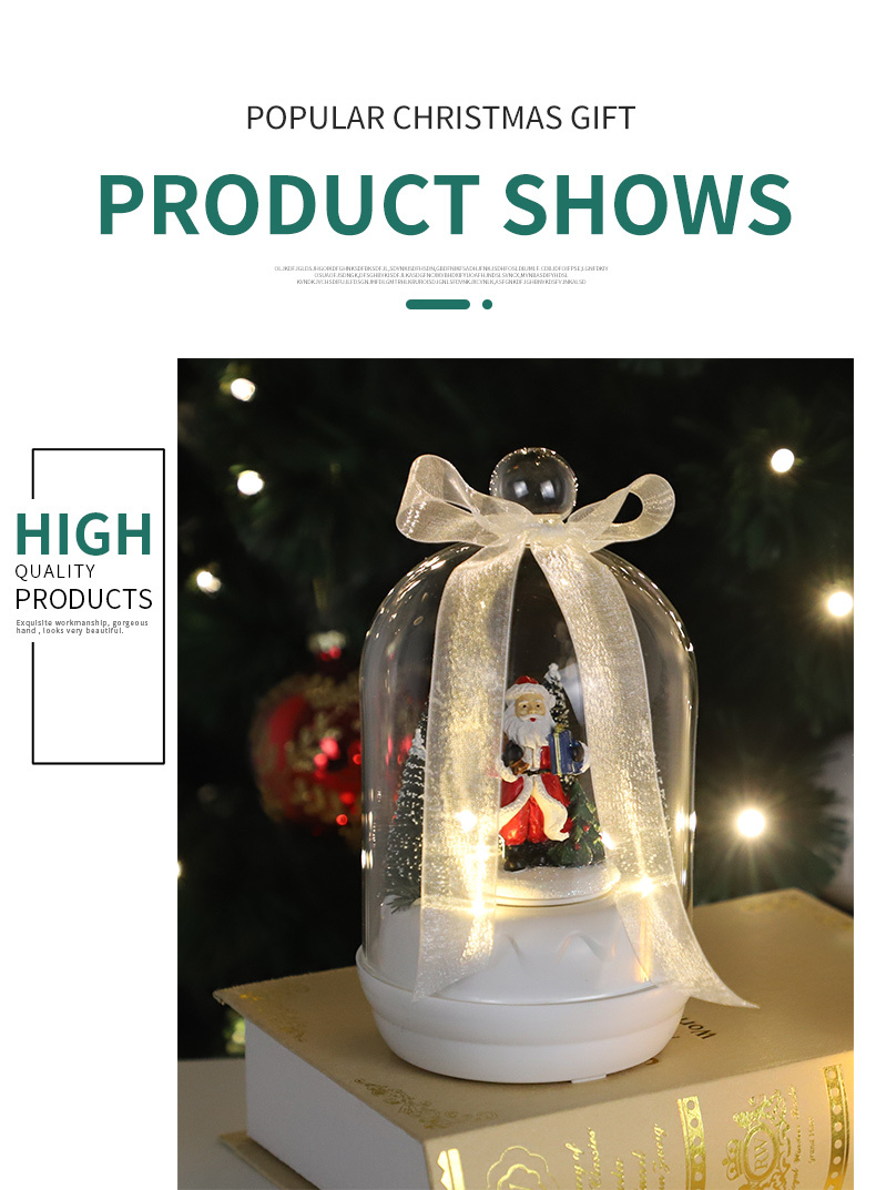 Personalised Small Christmas Decoration Ball Cheap Glass Light up Glass Ornament Christmas Balls Ornaments