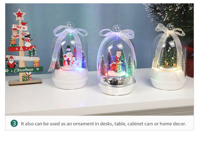 Personalised Small Christmas Decoration Ball Cheap Glass Light up Glass Ornament Christmas Balls Ornaments