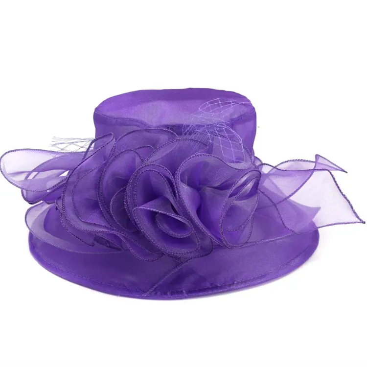 Lady Church Derby Dress Cloche Hat Fascinator Party Bucket Hat