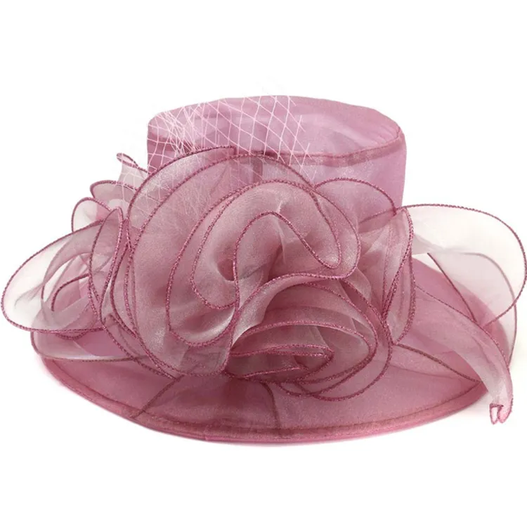 Lady Church Derby Dress Cloche Hat Fascinator Party Bucket Hat