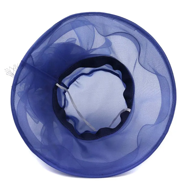 Lady Church Derby Dress Cloche Hat Fascinator Party Bucket Hat