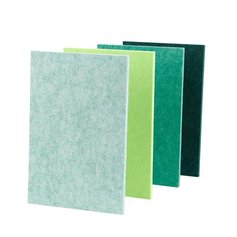 Polyester Fiber Eco-friendly Acoustic Wall Panels for Sound Absorbing Interior Wall Decoration
