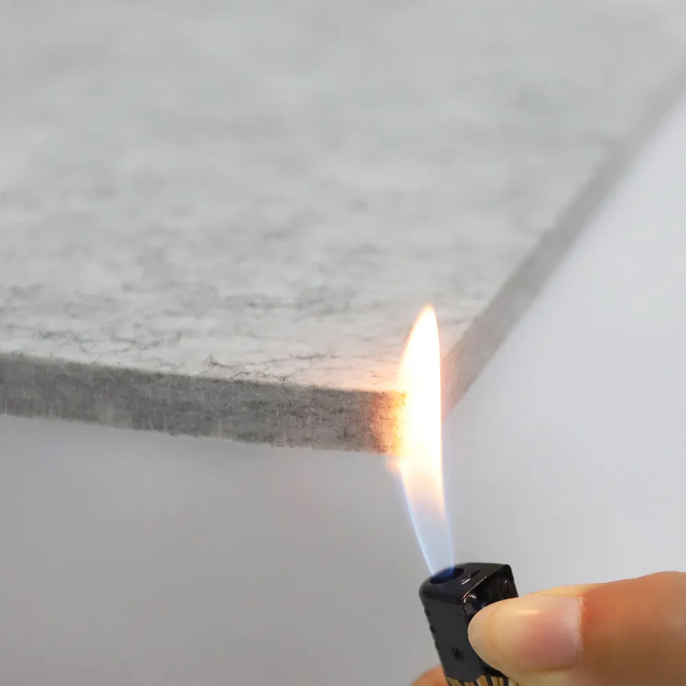Polyester Fiber Eco-friendly Acoustic Wall Panels for Sound Absorbing Interior Wall Decoration