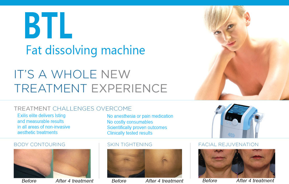 Btl Exilis Elite Cellulite Reduction Focused Rf Ultrasound Slimming Machine