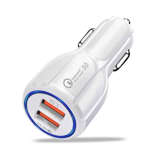 Hot selling design Fast mobile phone dual usb electric electronic accessories car charger-M16