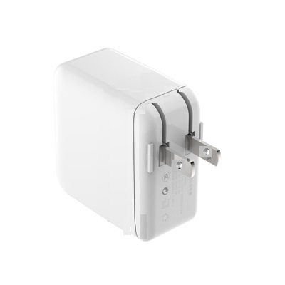 High quality folding flat plug travel charger universal adapter android phone charger with LED-BYH16