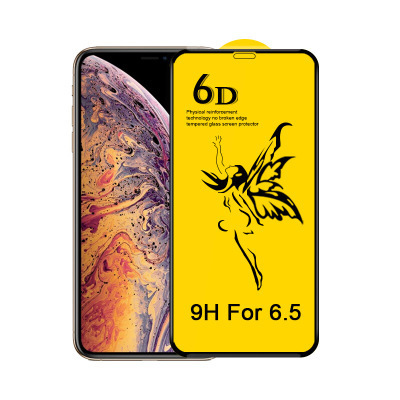 High quality mobile phone 9H 6D tempered glass 6D screen protector for iphone- BYG5-6D