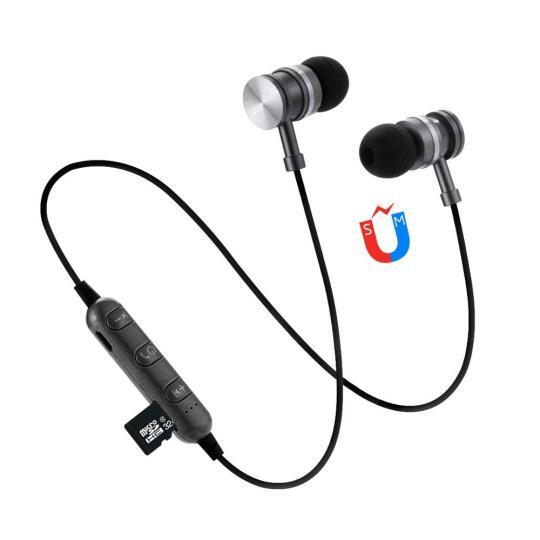2019 new arrival i7 mini bluetooth oem magnetic earphones with TF card ports-F3
