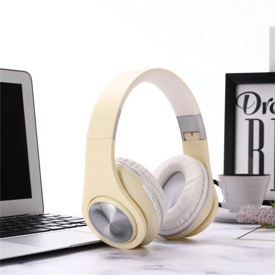 Beautiful wireless bluetooth headset stereo office headset microphone earphone-A2