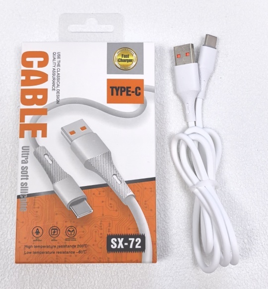 1M 3A soft liquid silicone Micro Type C usb Cable Fast Charging Usb Charger with edible grade material production Super strong protective cable Mobile Flat Cable USB SX-72 SX-73 SX-74 SX-75 SX-76