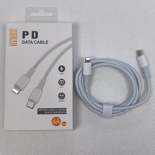 6A PVC ABS Fast Charging for iphone Type-C Cable for Xiaomi huawei USB micro Charger Data Cable Mobile Phone Cable wholesale Type-C to Type-C 6A PD Fast Charging Data Cable 1m Cable Length Supports 6A High Current