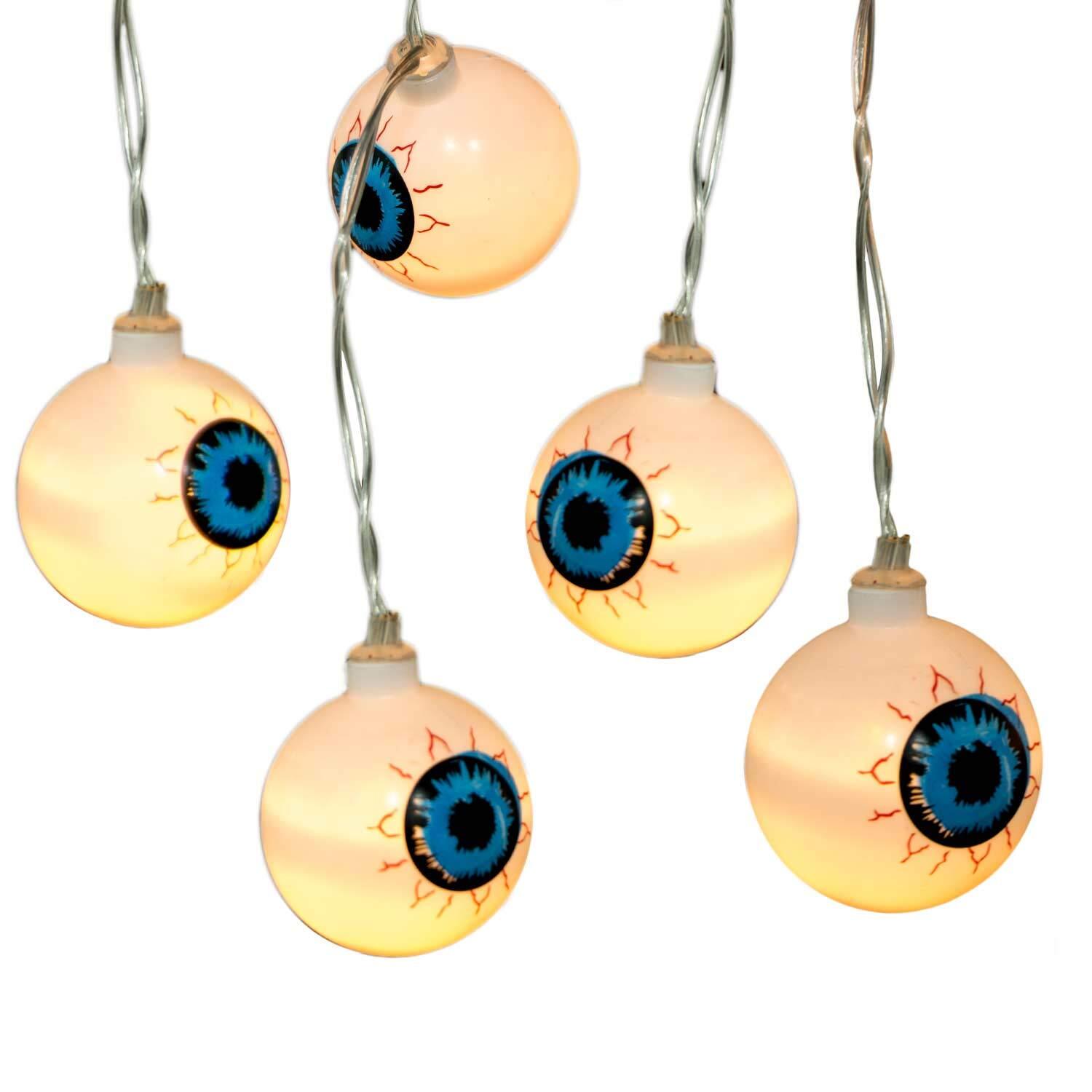 halloween eyeball string light battery operated