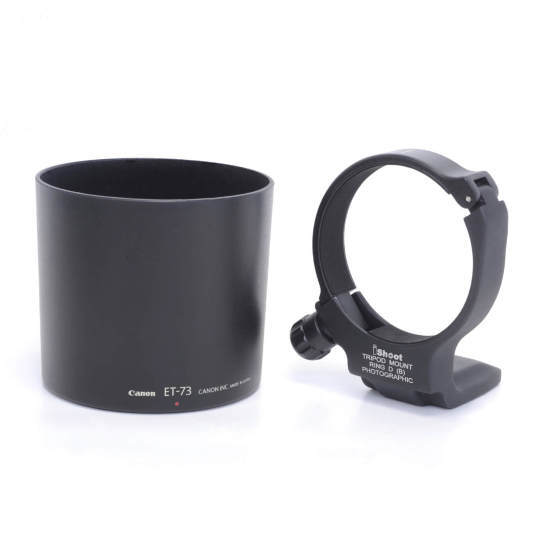 Lens Collar Tripod Mount Ring & Lens Hood