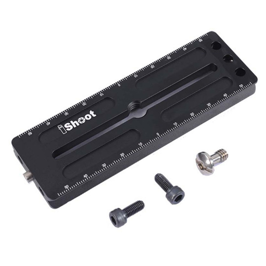 120x39mm Metal Plate for Camera Tripod Ball Head - 2 pcs can be used as Vertical Shoot Quick Release Plate