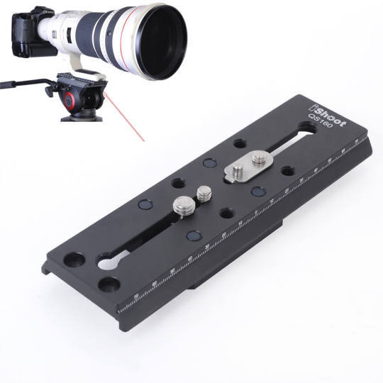Quick Release Plate for Fluid Tripod Head Manfrotto 500 700 Sachtler FSB 10T/FSB