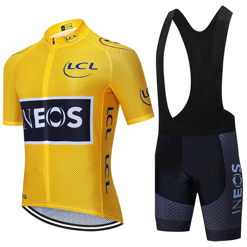 YQ651 Racing MTB Cycling Short Sleeve Jersey and bib Shorts 