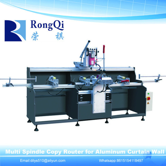 Multi Spindle Copy Router for Aluminum Curtain Wall
