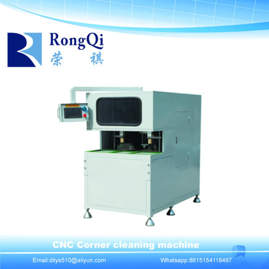 PVC Plastic Window Fabrication CNC Corner Cleaning Machine