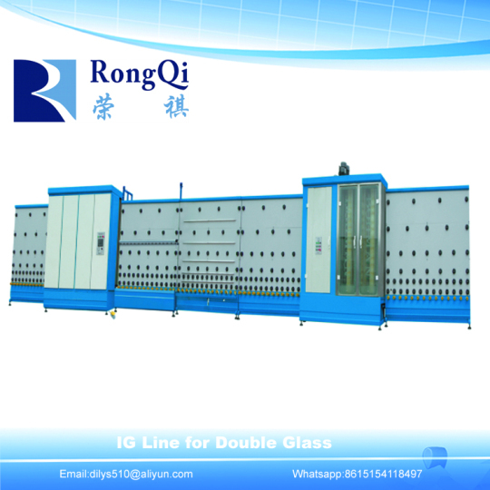 Auto Vertical Insulating Glass Flat-Pressing Production Line