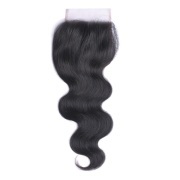 Body Wave Natural Color Brazilian Remy Human Hair Closure 4x4 Lace Closure 4X4LCHA-01