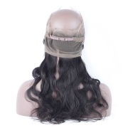 Body Wave Natural Color 360 Lace Frontal Closure Brazilian Remy Human Hair 360LCHA-02