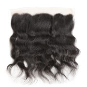 Natural Wave Natural Color Brazilian Remy Human Hair Lace Frontal Closure 13X4 13X4LCHA-30