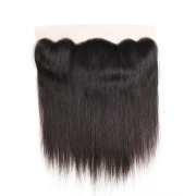 Straight Natural Color Brazilian Remy Human Hair Lace Frontal Closure 13X4 13X4LCHA-01