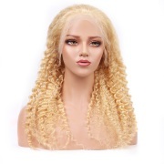 #613 Blonde Deep Wave Remy Human Hair Wigs Lace Front Full Lace Wigs SLD-03