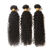 Kinky Curly Natural Black Hair Bundle Deals Brazilian Remy Human Hair Weft HAHW-07